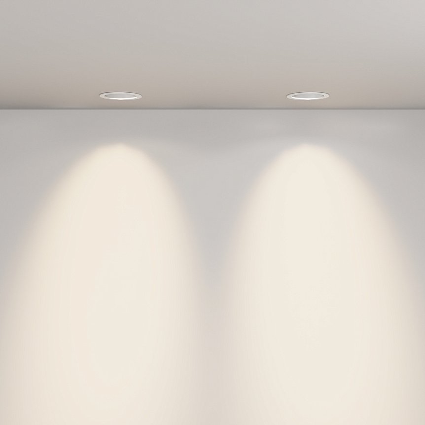 Spot LED încastrat Lens Series - Design minimalist, alb mat - imagine 5