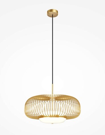 Levitation Gold Sphere - Pendul Arhitectural ∅500mm