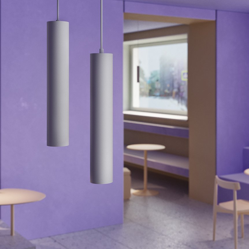 Pendul LED Arhitectural Artisan - Slim Silhouette White Matte - imagine 9