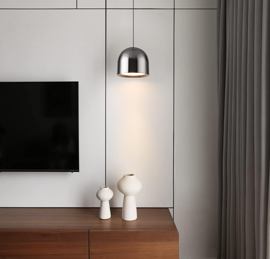 Lumiere Mirror - Pendul modern, Pearl Black - imagine 5