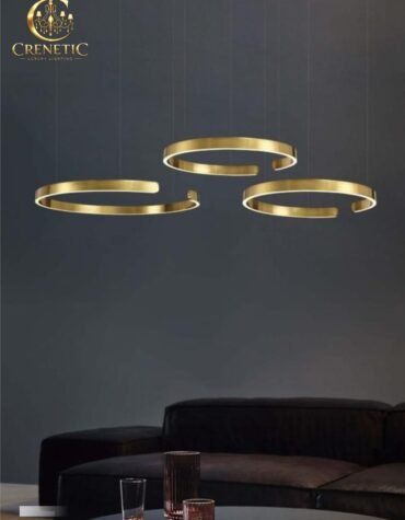 Lustra LED Eclipse Inel, Design Open-Ring Ø40cm, CRI 90 - CRENETIC